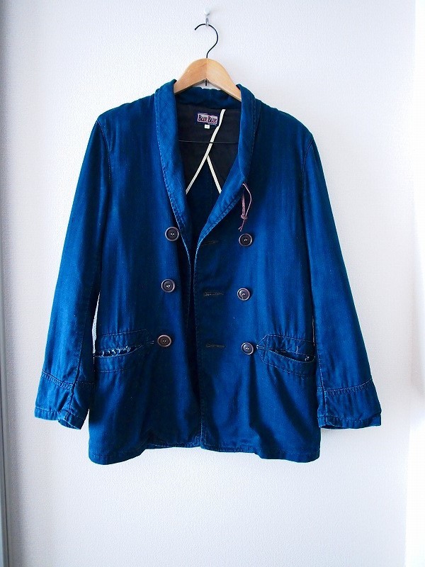 ハリウッドランチマーケットBLUE BLUEインディゴカバーオール藍染 BLUE