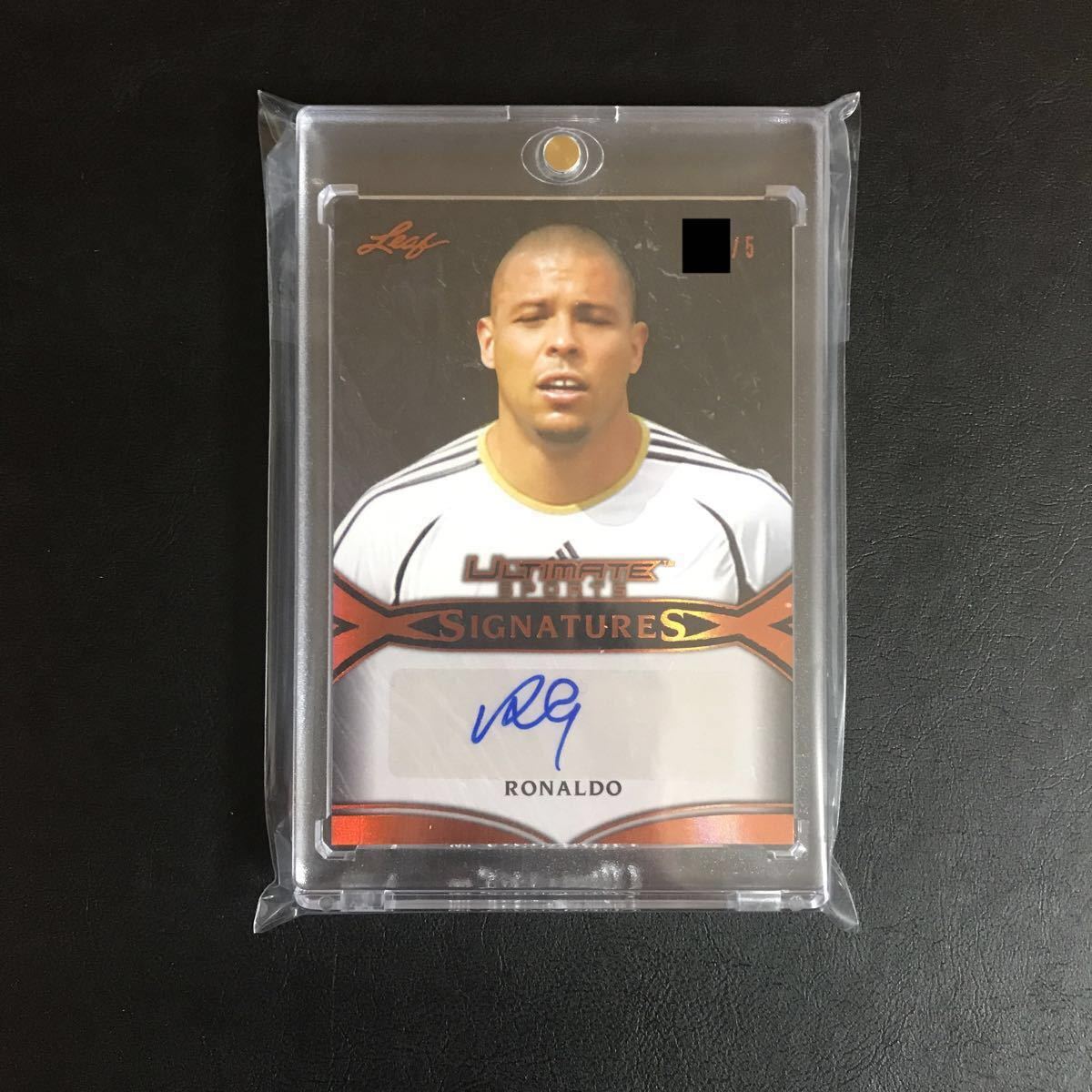 直筆サイン！世界限定6枚】ロナウド Leaf ブラジル代表 レアル