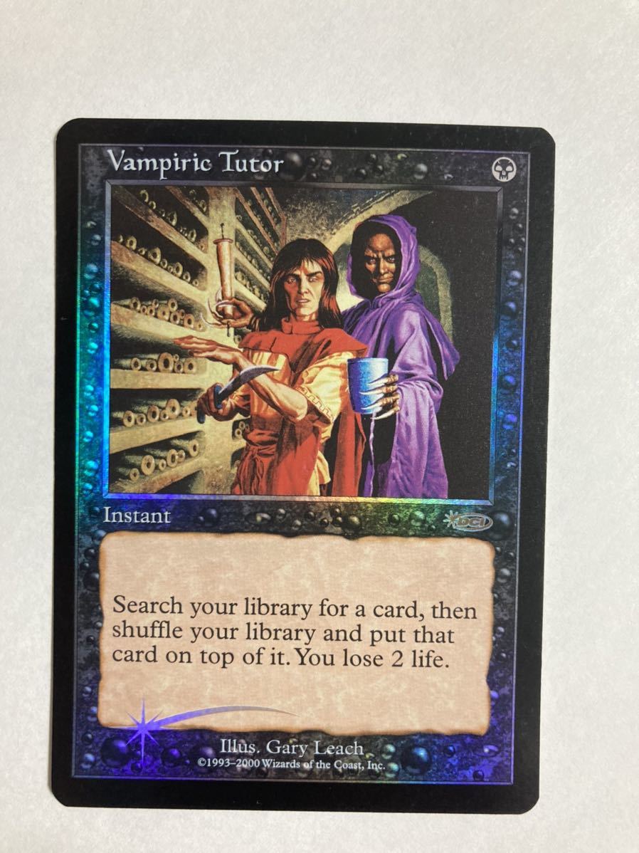 ジャッジ褒賞】吸血の教示者 英語 foil 旧枠 プロモ ジャッジ褒賞