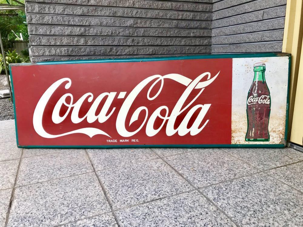 昭和レトロ コカコーラ ホーロー看板 両面看板 店頭用 琺瑯看板 コカ