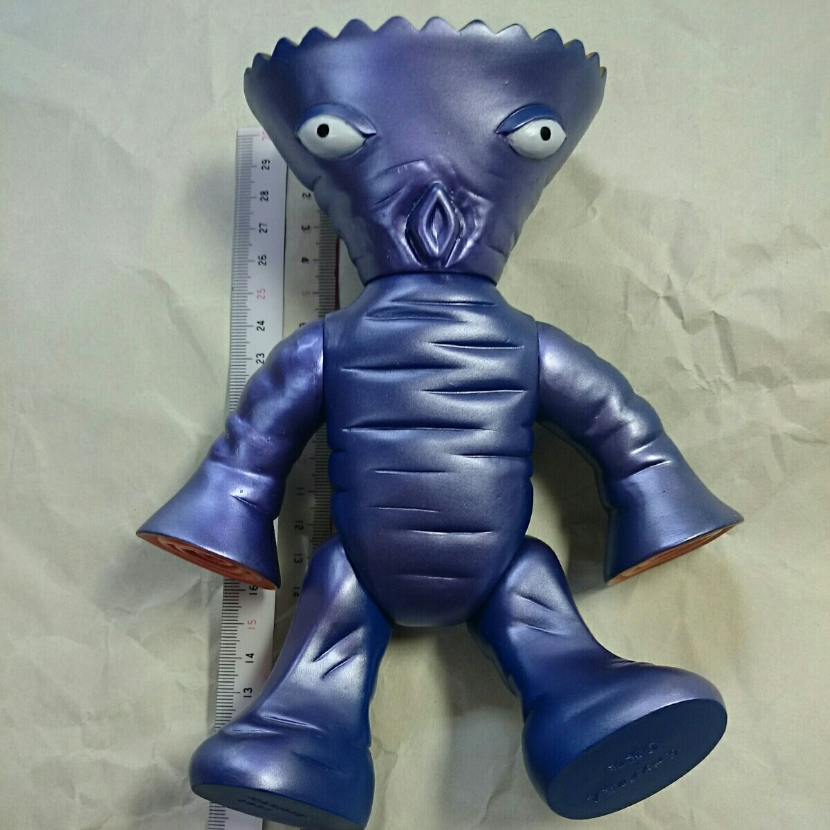 キャプテンウルトラ バンデル星人 マルサン ソフビ ブルマァク 当時物