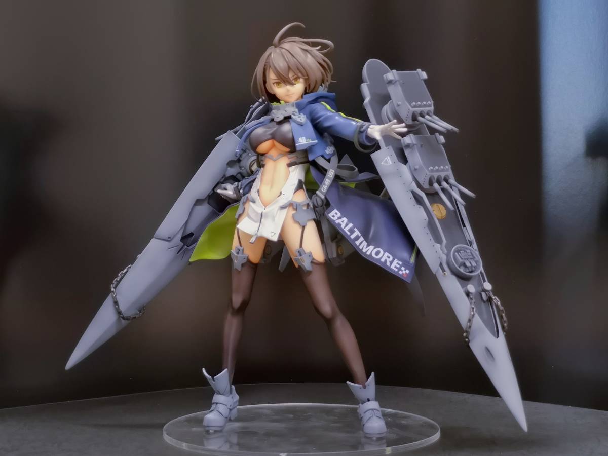 アズールレーン ボルチモア 標家模型坊 ガレージキット塗装済み完成品