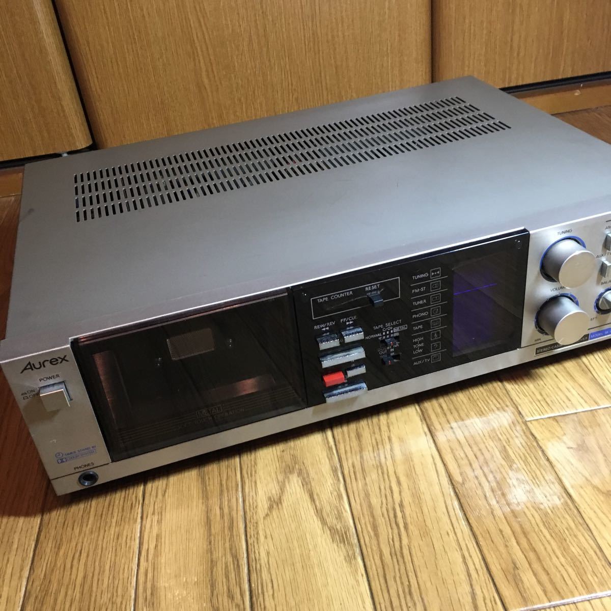 カセットレコーダー】Aurex SK-D1 ジャンク カセットレコーダー】Aurex