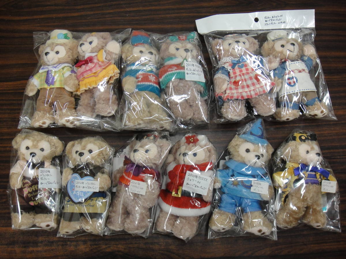 ダッフィー シェリーメイ まとめ売り 24体 ぬいぐるみバッジ ぬいば