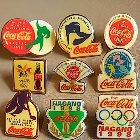 長野オリンピック コカコーラ ピンバッジ 1998 長野オリンピック コカ