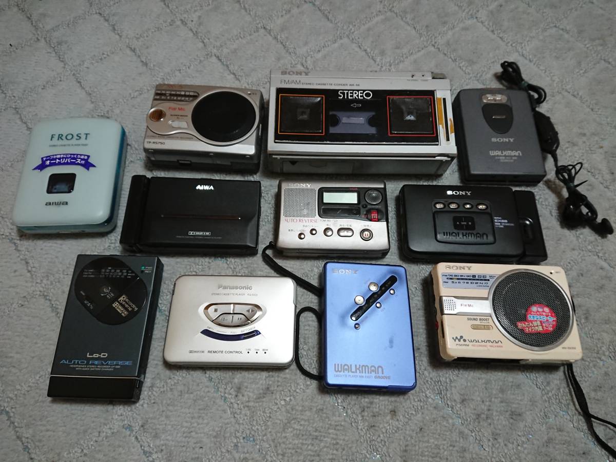 SONYウォークマンPanasonic カセットプレイヤーまとめ売り ジャンク