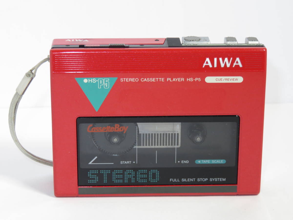 AIWA CS-J1 CASSETTE BOY ポータブル カセットプレーヤー ケース付き