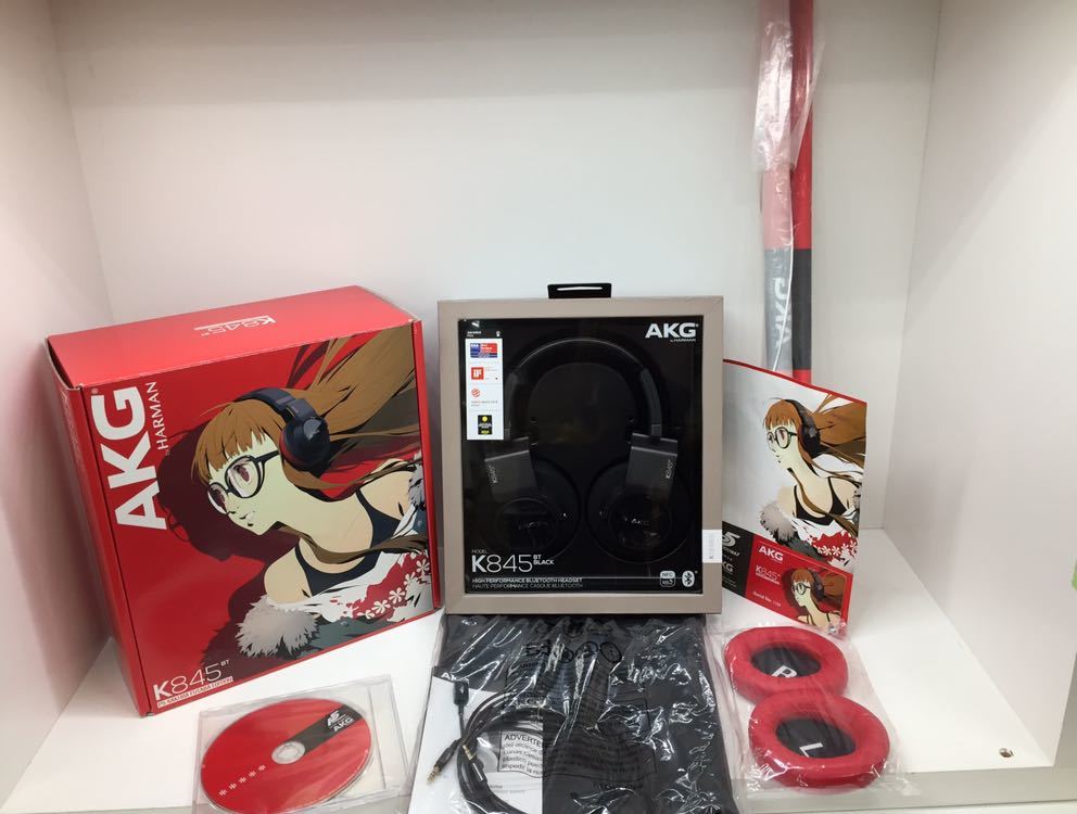 AKG K845BT ペルソナ5 佐倉双葉モデル 特典付き AKG K845BT ワイヤレス