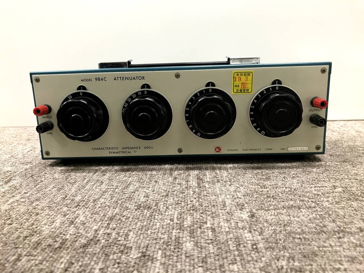 984A 可変抵抗減衰器 菊水 600Ω 984A 可変抵抗減衰器 菊水 600Ω Yahoo