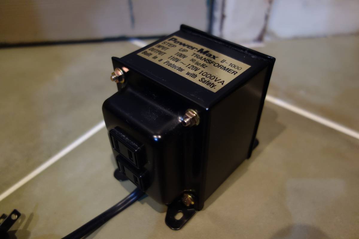 新作入荷，新作登場 ノグチトランス ステップアップトランス U-1000E