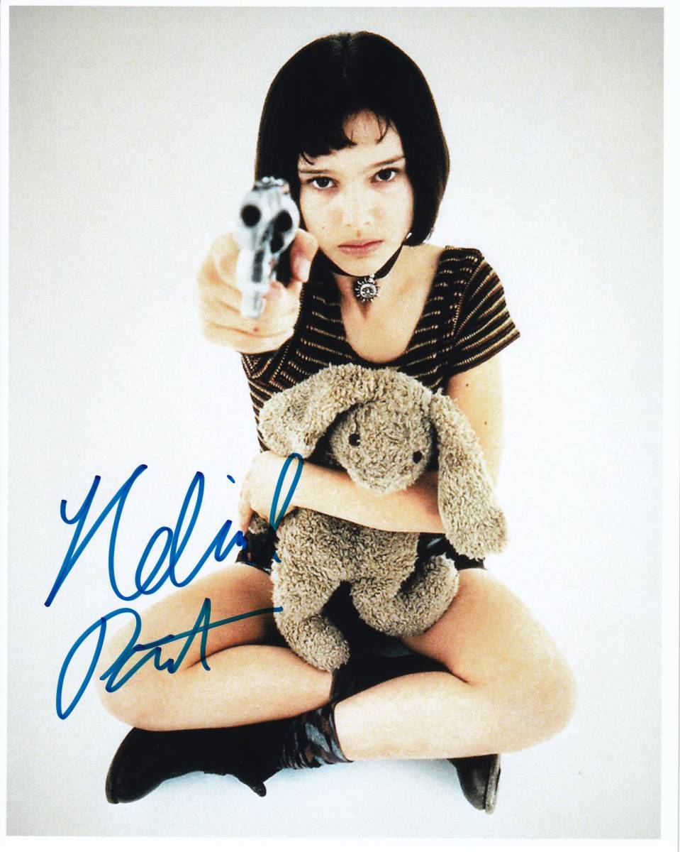 レオン LEON 直筆サイン ポートレート ナタリーポートマン ジャンレノ