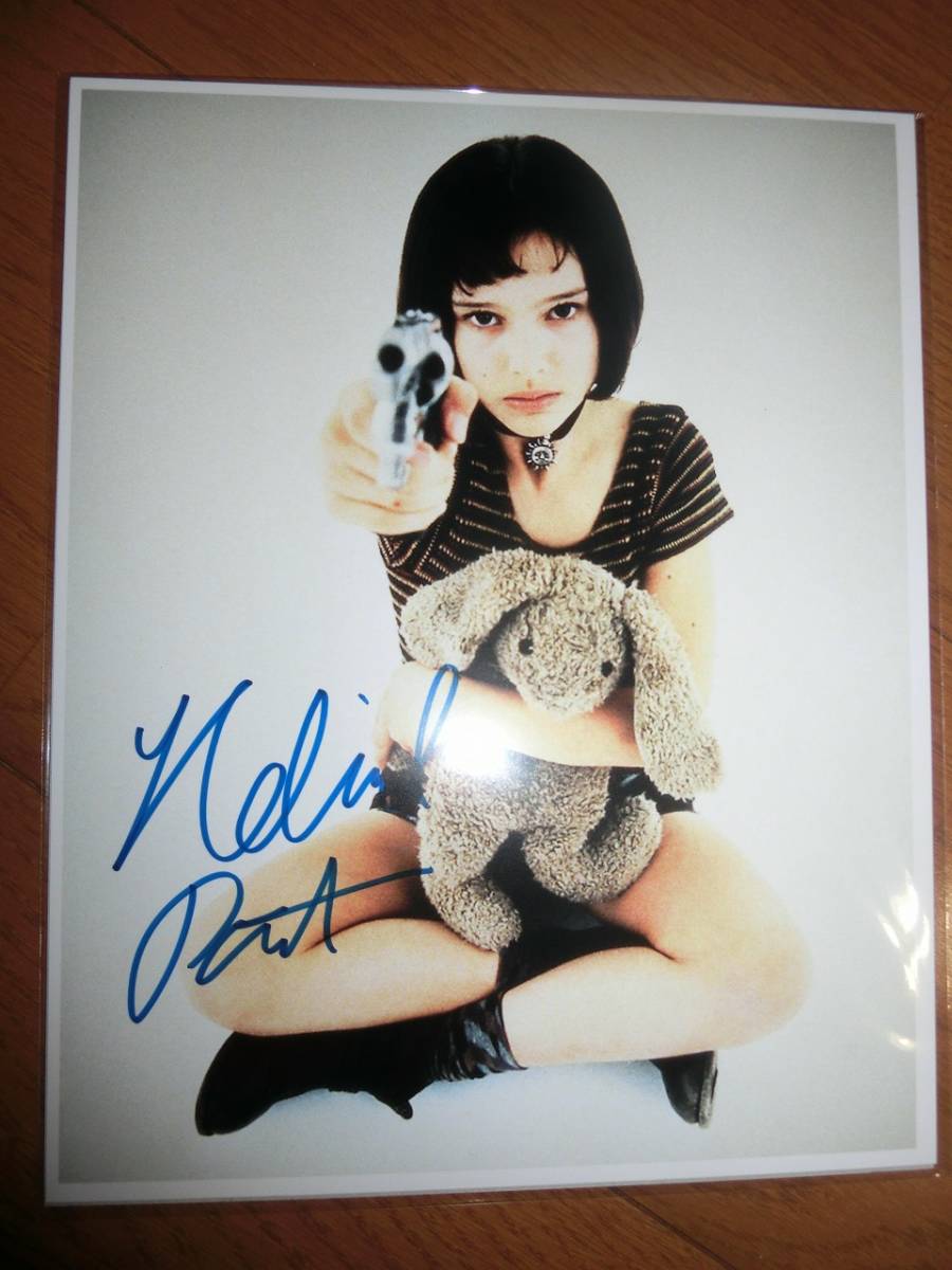 レオン LEON 直筆サイン ポートレート ナタリーポートマン ジャンレノ