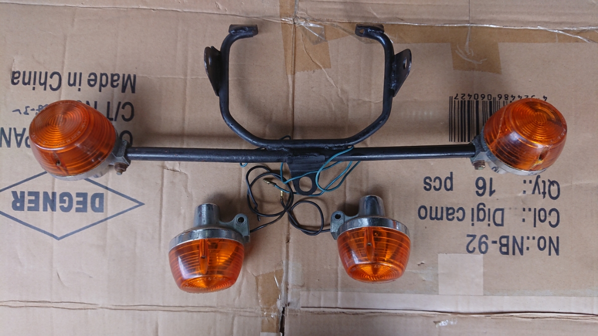 cb400four 純正ライトステーウィンカーセット