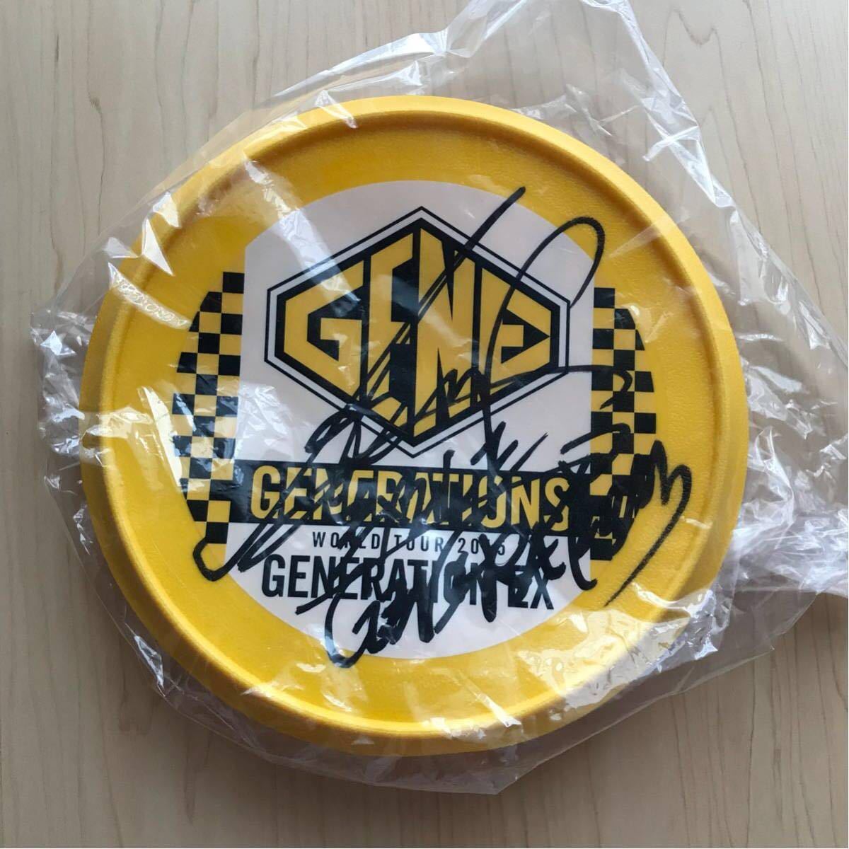 GENERATIONS 白濱亜嵐 サイン入り フリスビー 2014 2025年最新