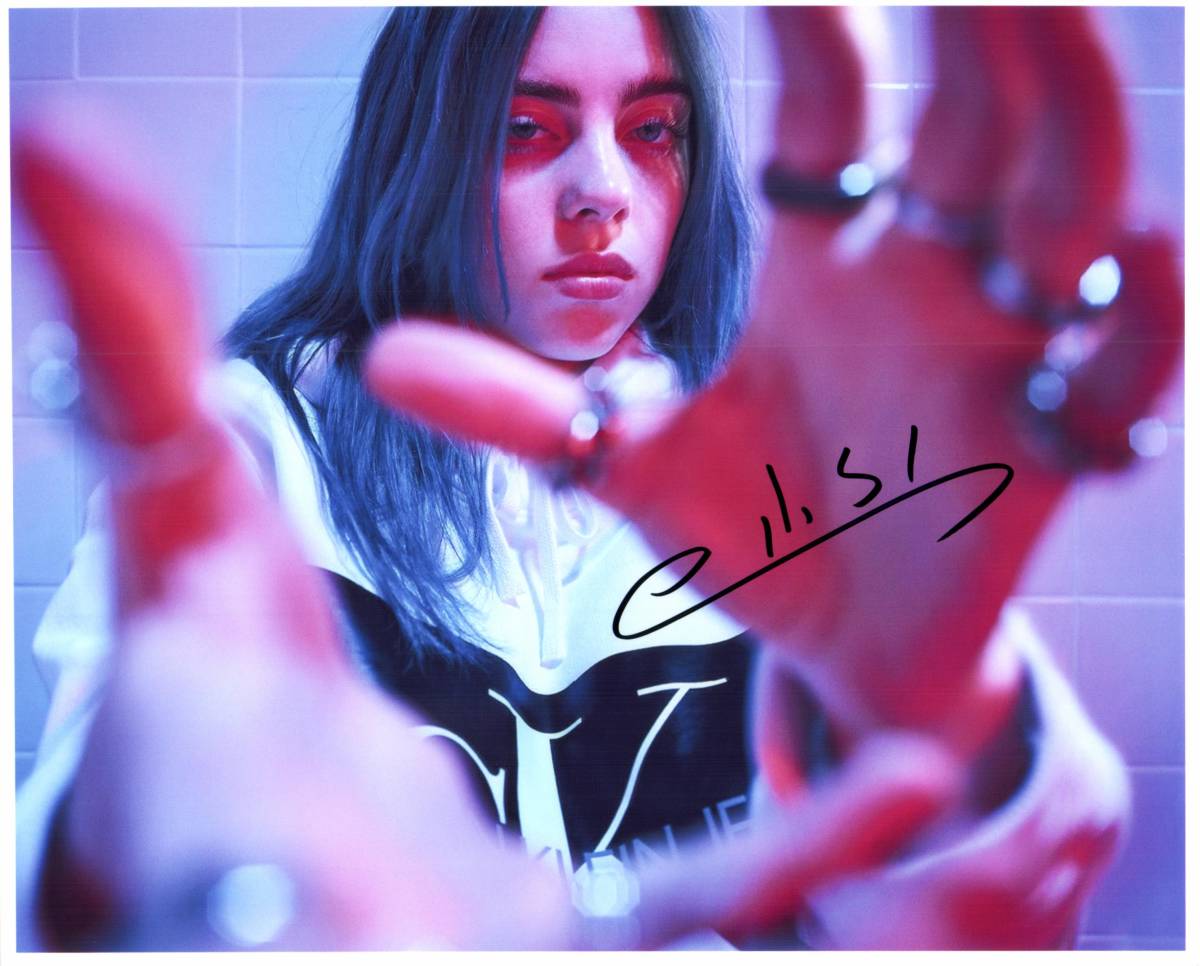 ビリー・アイリッシュ直筆サイン□米国シンガーソングライター