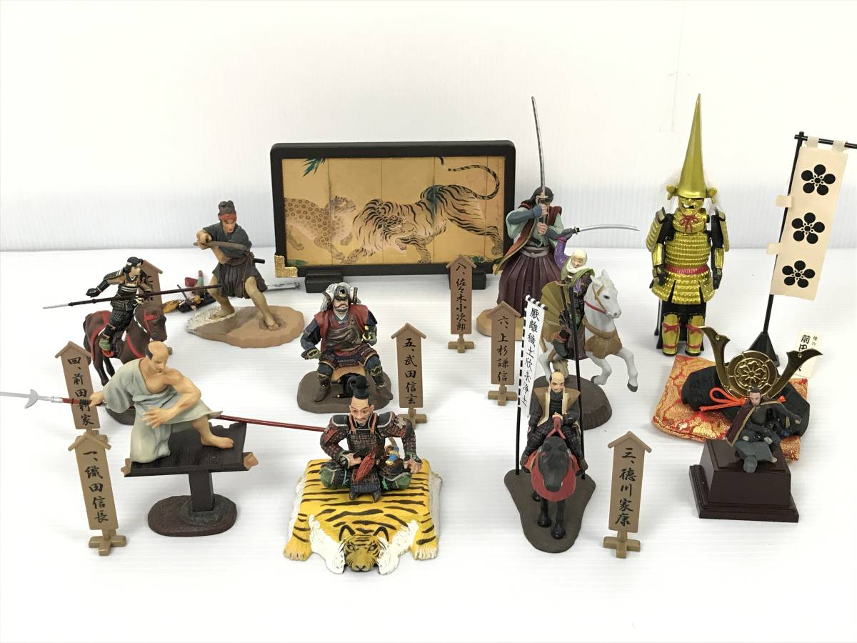 KABAYA カバヤ 戦国英雄烈伝 造形村 8種類 セット まとめて おもちゃ
