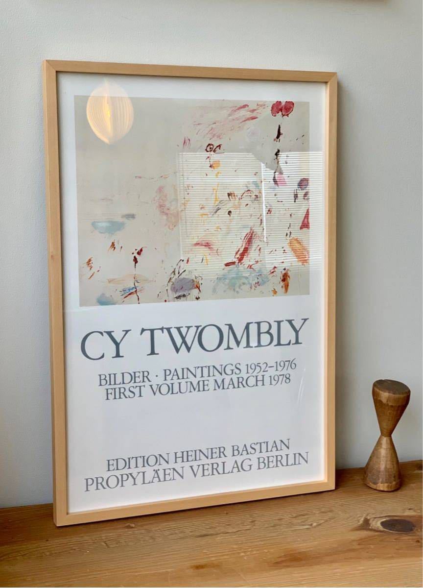Cy Twombly Flowers Ⅱ ポスター (額装済)