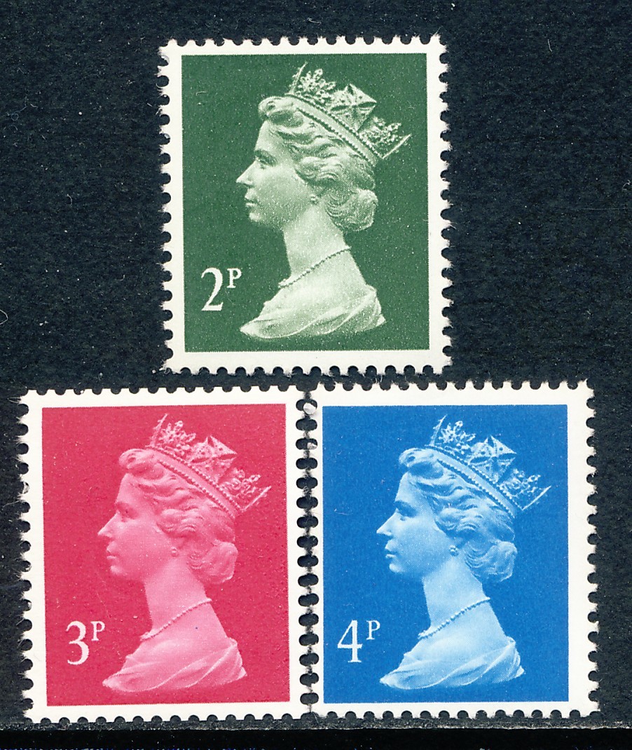 エリザベス女王切手 ブルー系 43枚