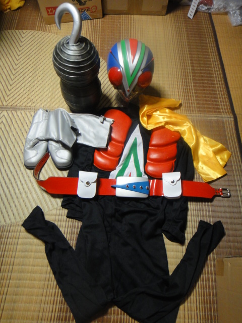 仮面ライダー 1/1 ライダーマン コスプレ マスク