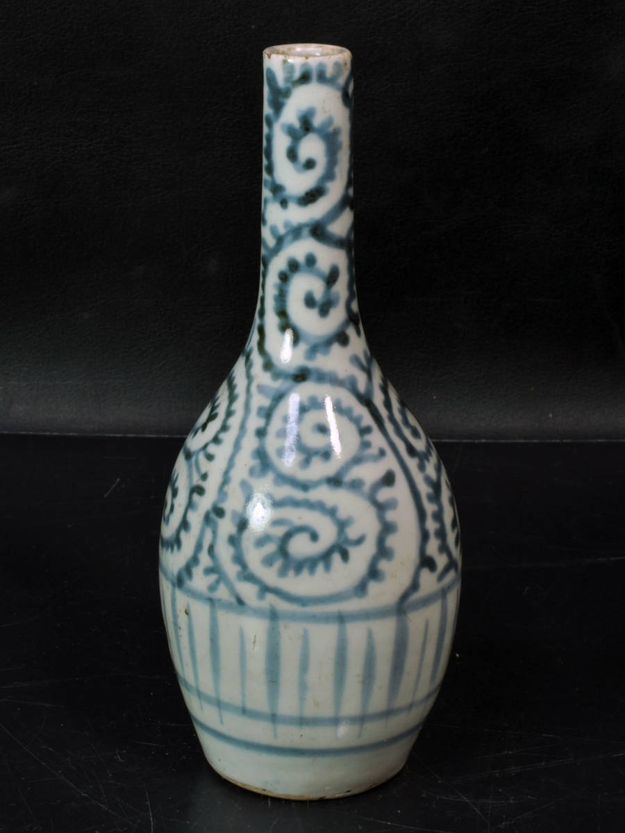 伊万里＊徳利 花入 30㎝ 古伊万里の花器K4/骨董/花柄/徳利 | 骨董