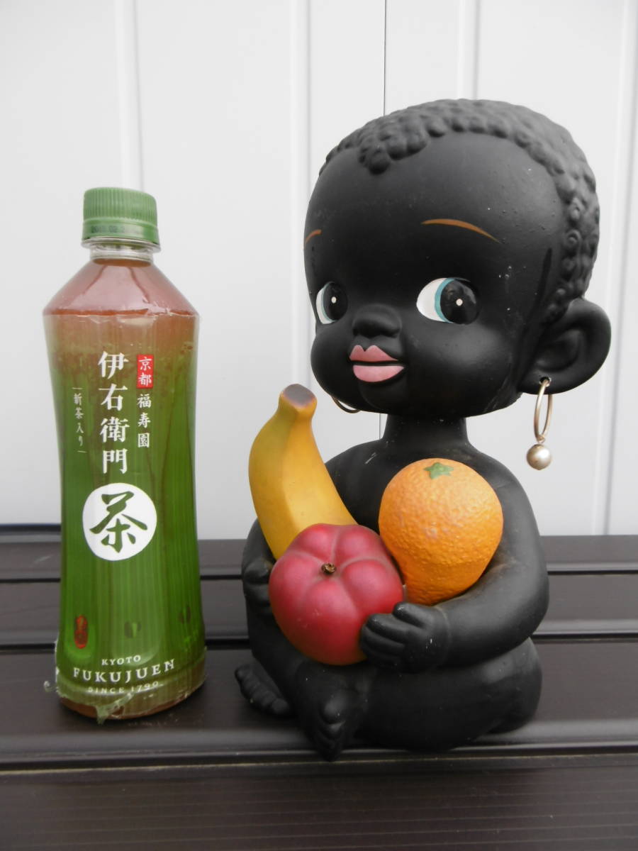 希少】90年代・リトルデビル陶器製貯金箱・ブラック HOT STUFF