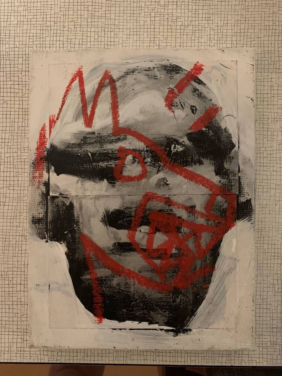 エディ・ドミニク・デュビアン 子供と怪獣 原画 キャンバスアート