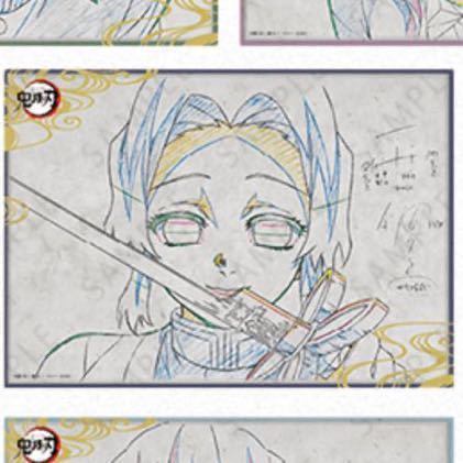 鬼滅の刃 ダイニング 第7期 Wチャンス賞 B2原画 ポスター 胡蝶しのぶ