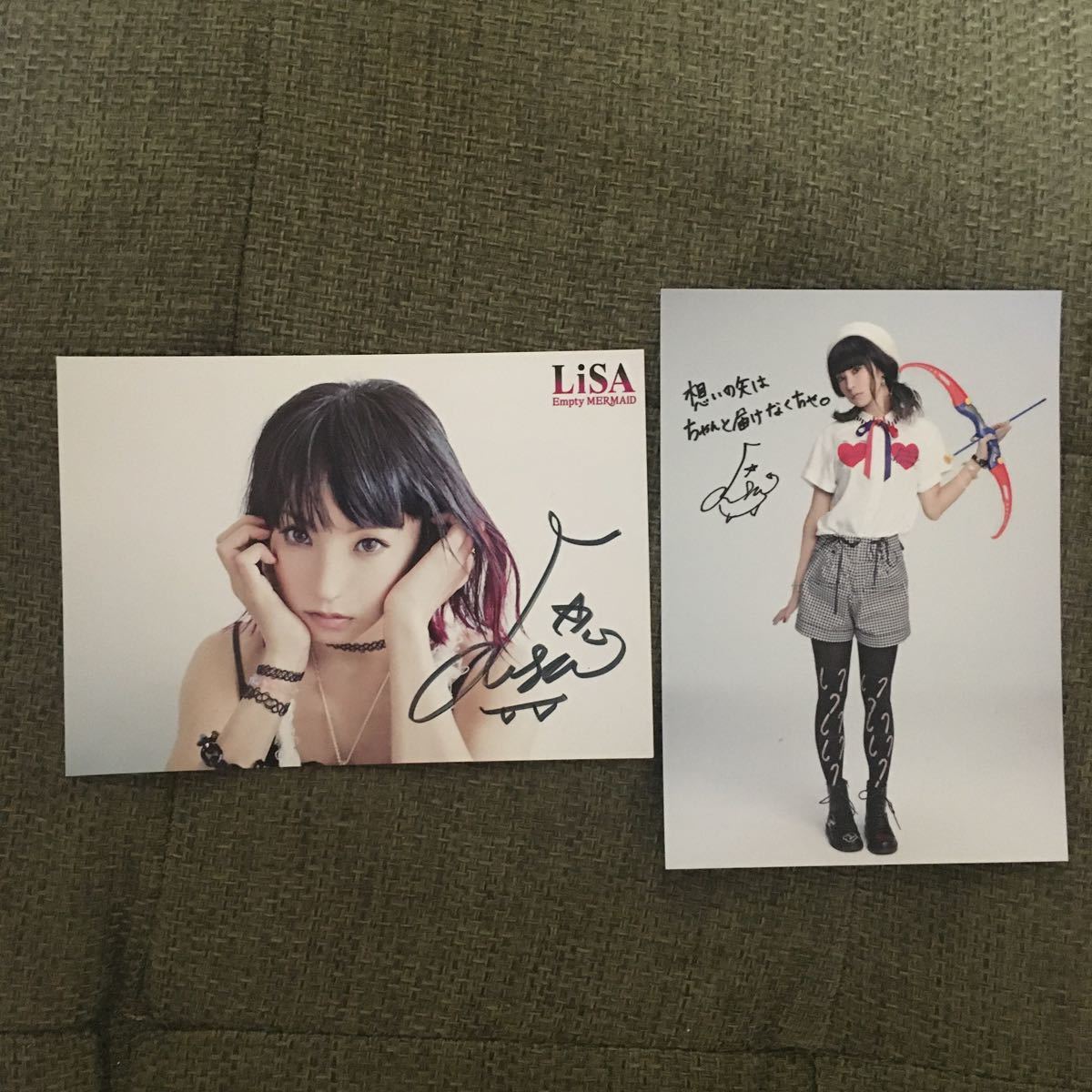買取】LiSA(リサ) その他 直筆サイン入り ポストカード best day,best