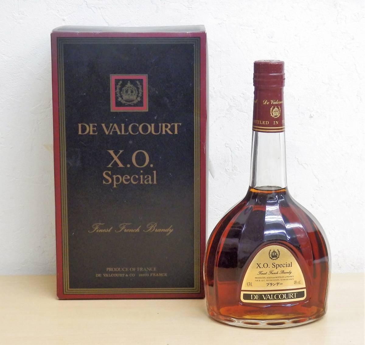 新品】25492◇DE VALCOURT バルクール XOスペシャル 700ml 40% 箱付き