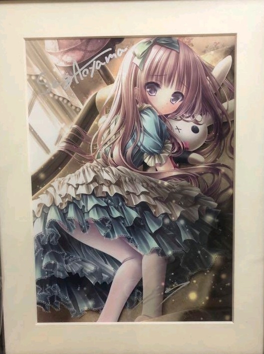 新品】ロウきゅーぶ 湊智花 複製原画【てぃんくる・蒼山サグ直筆サイン