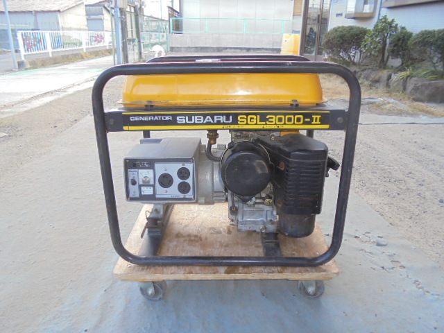 スバル SUBARU 2．0kVA ガソリンエンジン発電機 単相100V 60Hz
