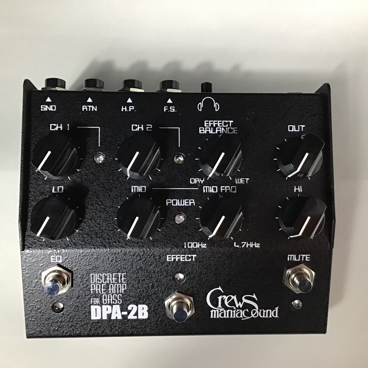 crews maniac sound DPA-2A アコギプリアンプ初期