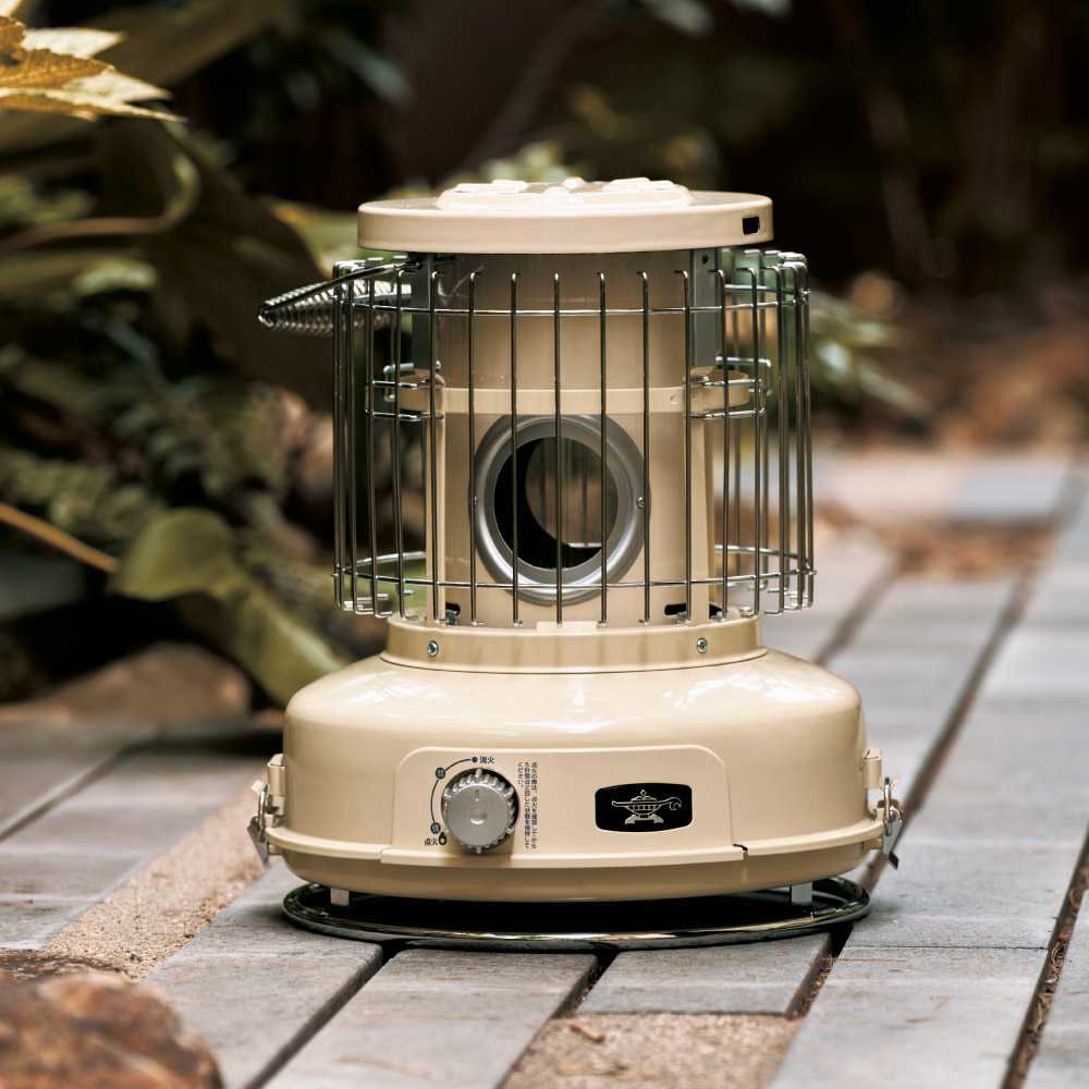 ガスストーブ アラジン 暖房器具 ホワイト 専用袋付き ポータブル ガス