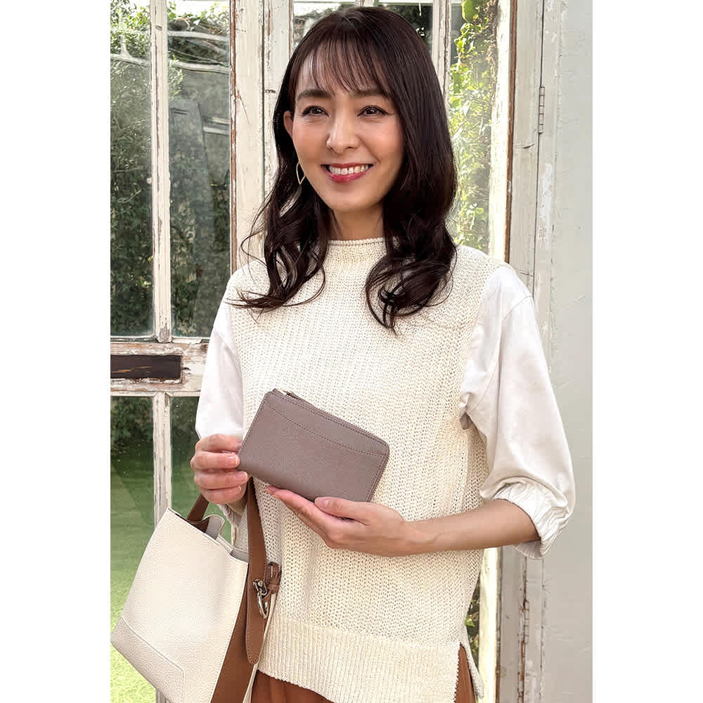 牛革ミドルウォレット 馬蹄チャーム付き 通販 - ディノス