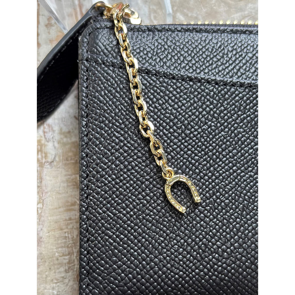 牛革ミドルウォレット 馬蹄チャーム付き 通販 - ディノス