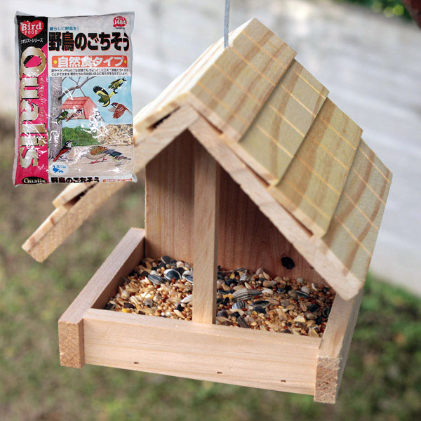 園芸ネット本店｜バードフィーダー：野鳥の餌台 No5と野鳥のまきエサ