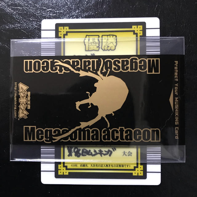 ムシキング】5周年 ハードコーティング グレイテストプレイヤー