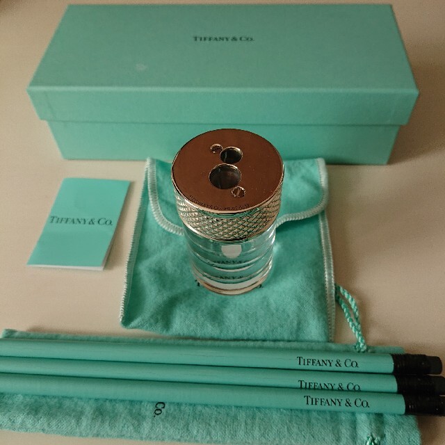 ティファニー ITALY製 スターリングシルバー 鉛筆削り 鉛筆3本付き