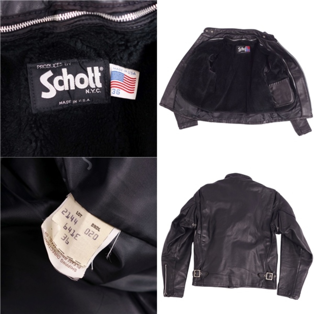 schott - ショット SCHOTT ジャケット レザージャケット シングル