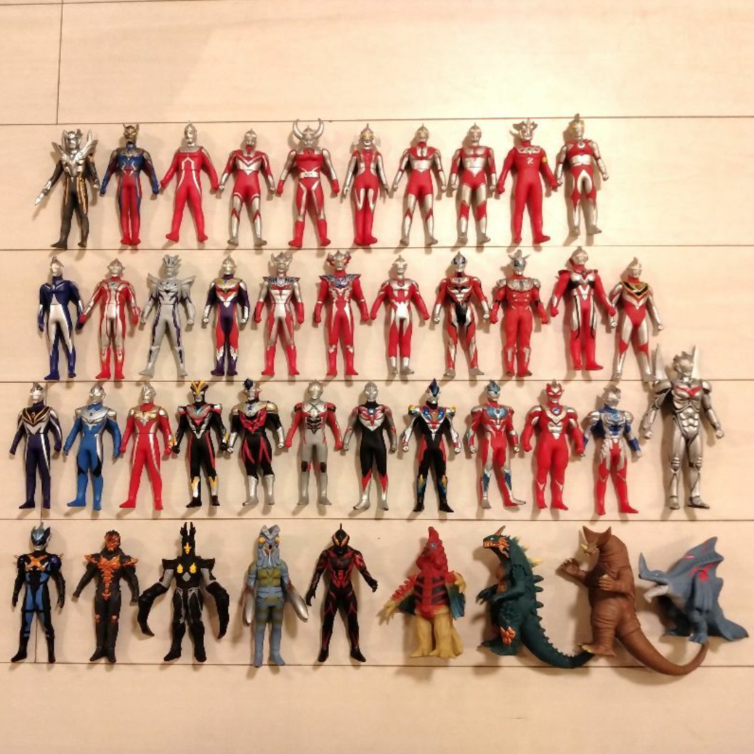 16256)〇まとめ売り特撮 作品 ソフビ フィギュア 【1円