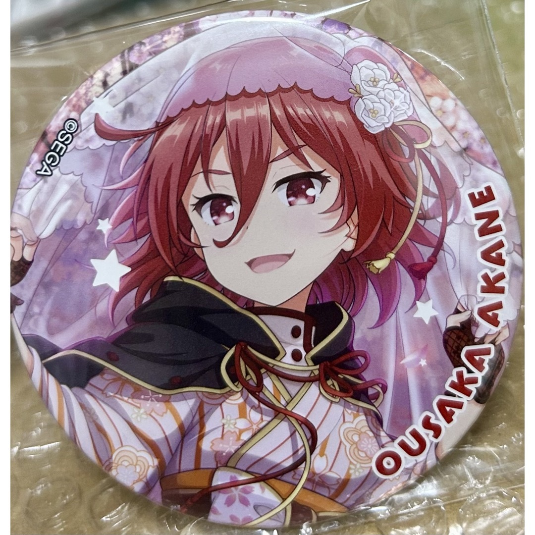 サイン入り】オンゲキ 逢坂茜 缶バッジ