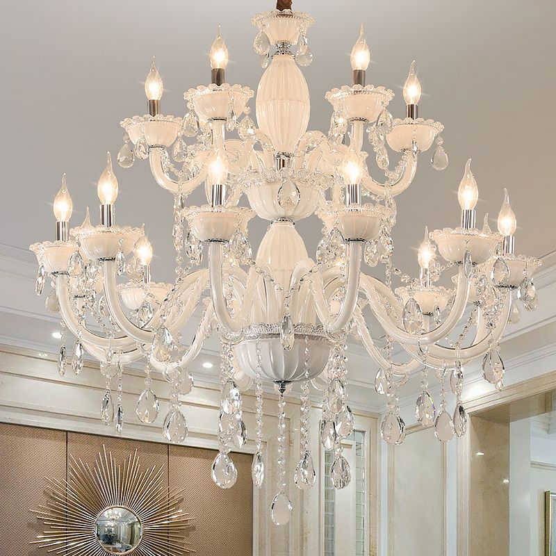 秋月貿易 シャンデリア ジュエル 天井照明 6灯式 簡単取り付け 軽量