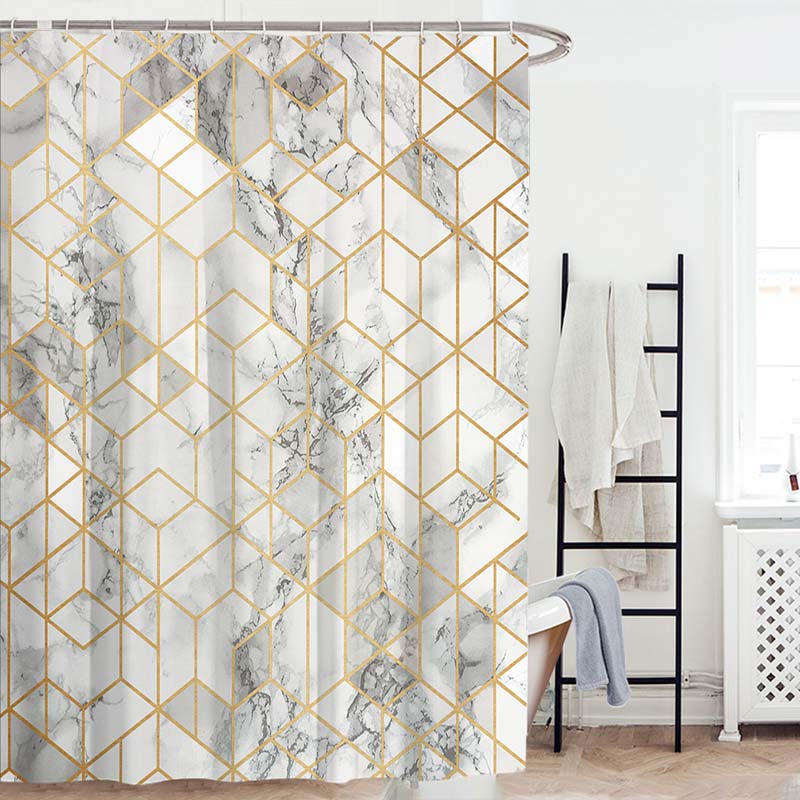 シャワーカーテン バスカーテン 防水防カビ プリント オシャレ 浴室 お