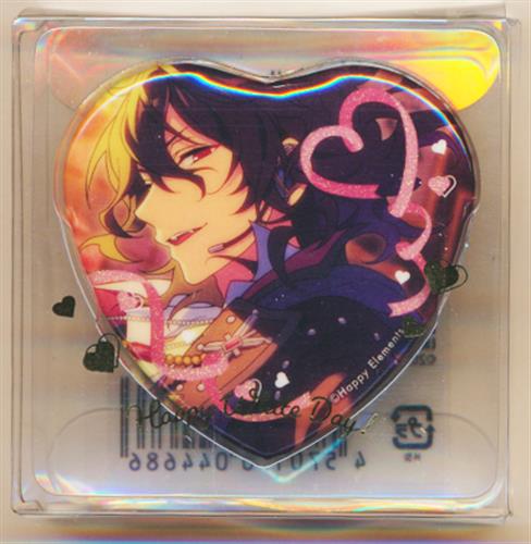 大神晃牙 スタフォニ ハート缶バッジ Superbloom Aあんスタ 大神晃牙