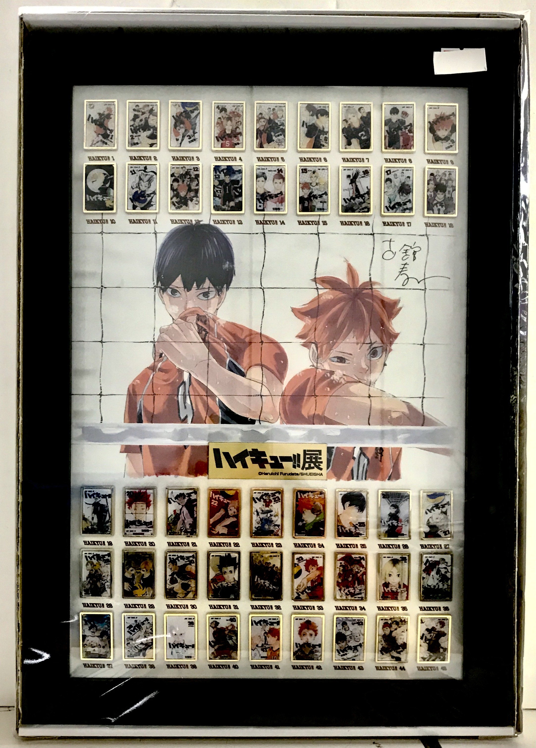 ヒロアカ展 受注限定 額縁ピンズセット ピンバッジ 原画展 ハイキュー