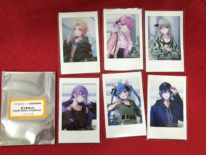 プロセカ ZOZOTOWNコラボ チェキ ワンダーランズ×ショウタイム