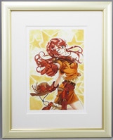 4056］ あだち充 直筆サイン入りリトグラフ「タッチ」