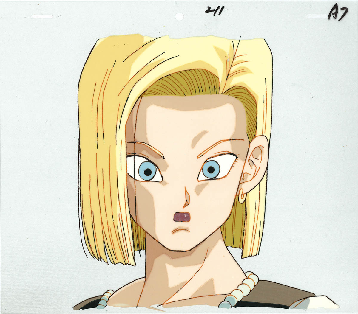 アウトレット ドラゴンボールZ 人造人間18号 セル画 ドラゴンボールZ