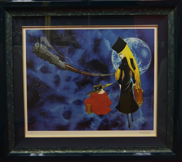 松本零士 銀河鉄道999 メーテル／星野哲郎 シルクスクリーン版画 松本