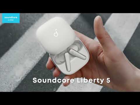 完全ワイヤレスイヤホン Soundcore Liberty 5 パールホワイト A3957N21